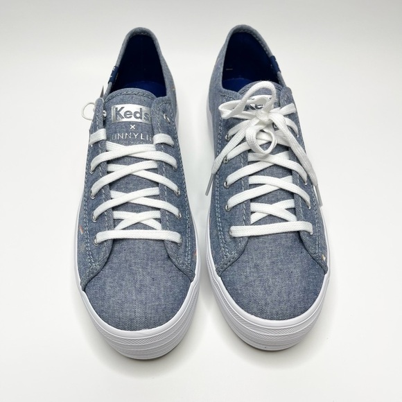 NEW Keds X Sunnylife Collab Rainbow Chambray Triple Kick Sneakers US 7 - Picture 3 of 9